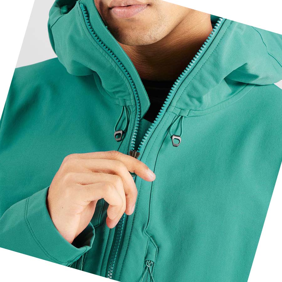 Chaquetas Salomon OUTPEAK SOFTSHELL Hombre Verdes | MX 3255AHK